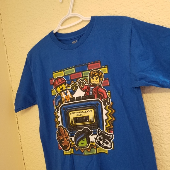 Guardians of the Galaxy/The Lego Movie Mashup Tee - Picture 2 of 5
